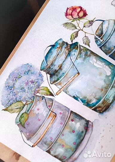 Акварельная картина 