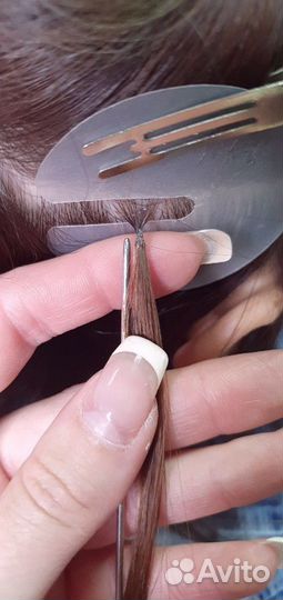 Микрокапсульное нанокапсульное наращивание волос