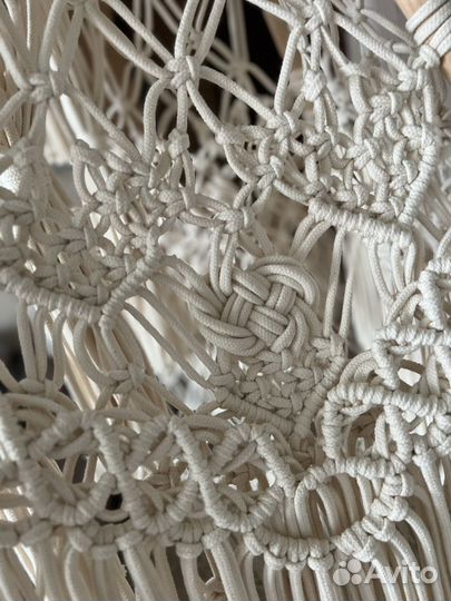 Палатка вигвам в технике макраме