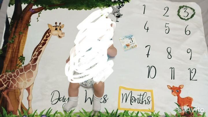 Плед для фотосессий детский