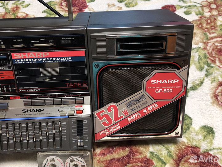 Музыкальный центр sharp GF-800Z (D) бумбокс СССР