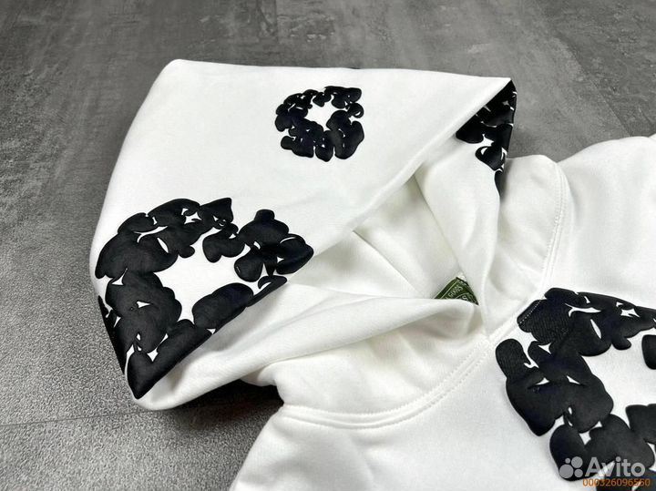 Худи Denim Tears белое новинка