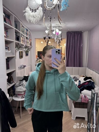 Укороченное худи To be blossom