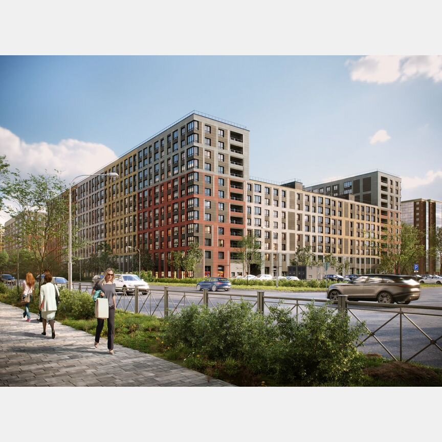 1-к. квартира, 53,1 м², 12/12 эт.