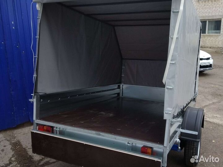 Прицеп легковой оцинкованный 2.54*1.53 с тестом аэ