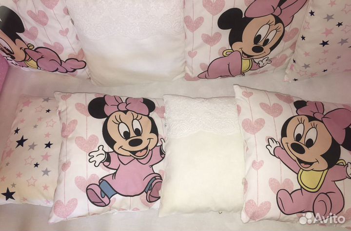 Комплект бортиков для новорожденного