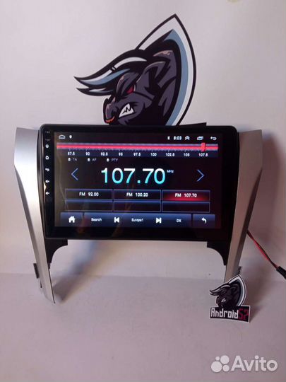 Магнитола на Тойота Камри v50 10дюймов android