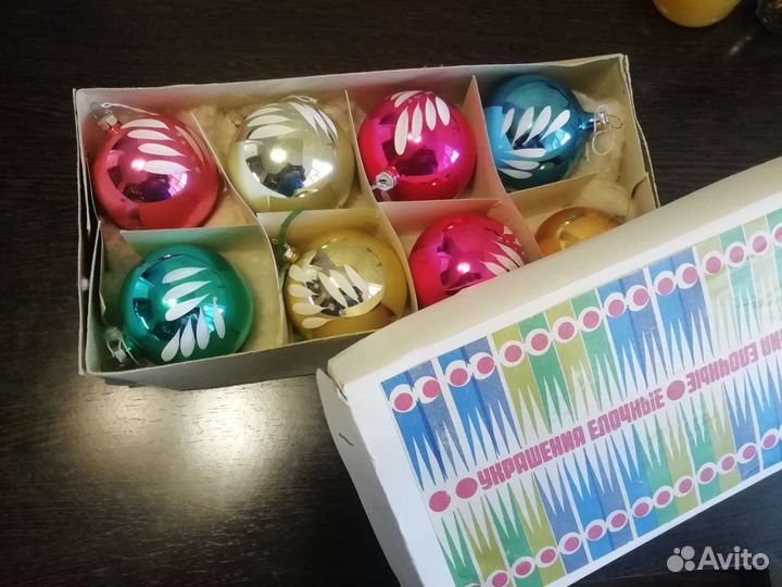 Елочные игрушки СССР шары