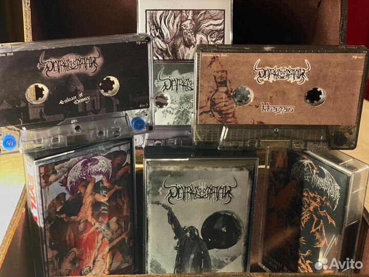 Аудиокассеты метал Batushka,Darkthrone