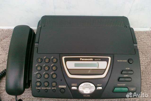 Телефон факс Panasonic kx-ft72