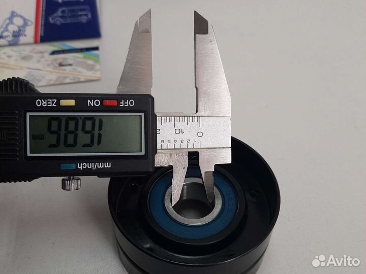 Ролик натяжителя ремня 2,2 155 (металлический) 111