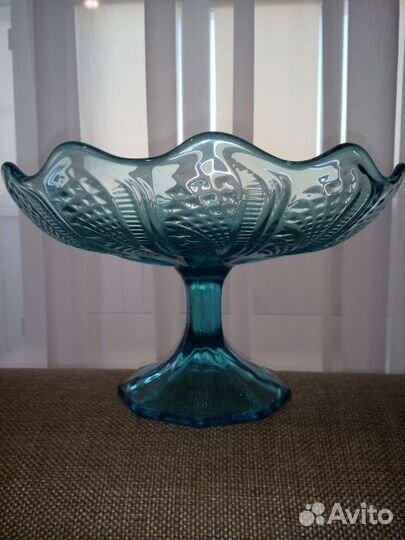 Ваза на ножке. Фруктовница. СССР