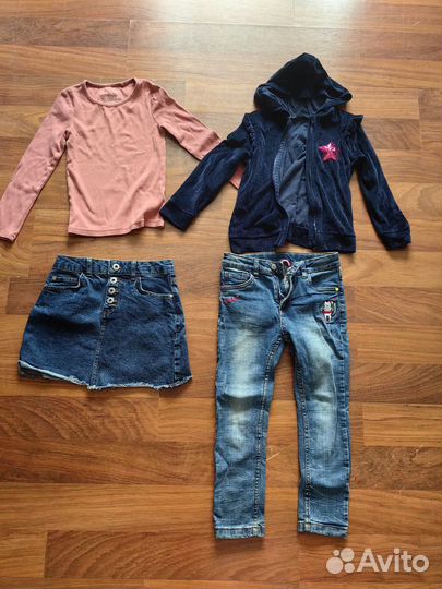 Вещи на девочку 110 116 пакетом