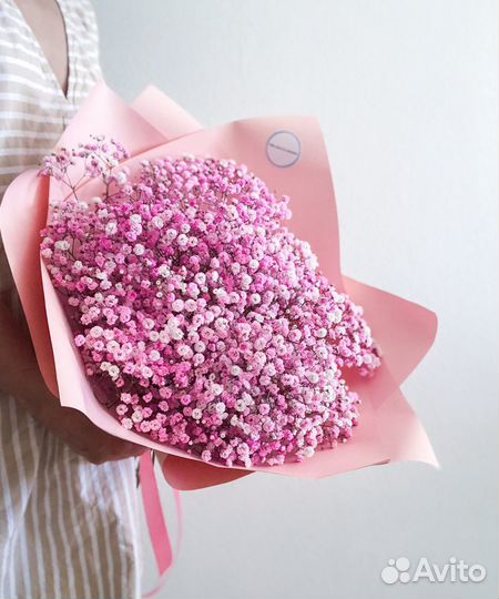 Гипсофила «розовая мечта» Цветы Букеты Доставка