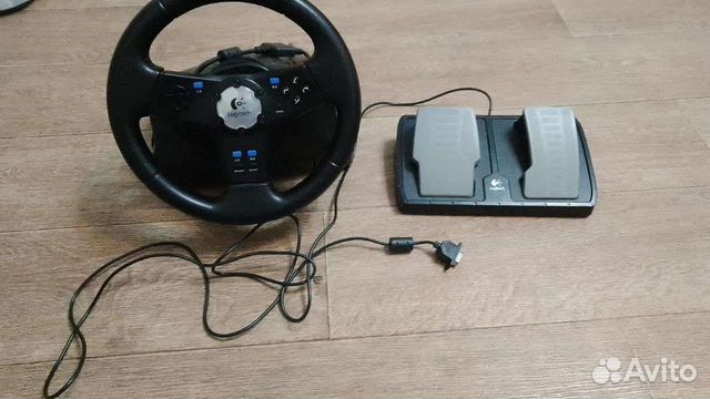 Только для PS2 Руль Logitech