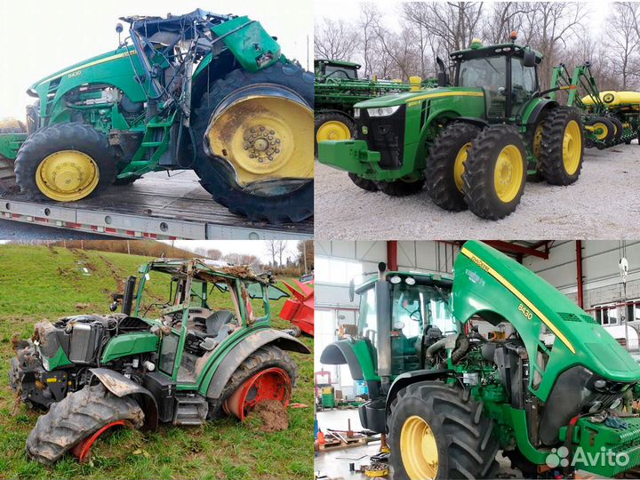 John Deere разбор на зачасти спецтехники