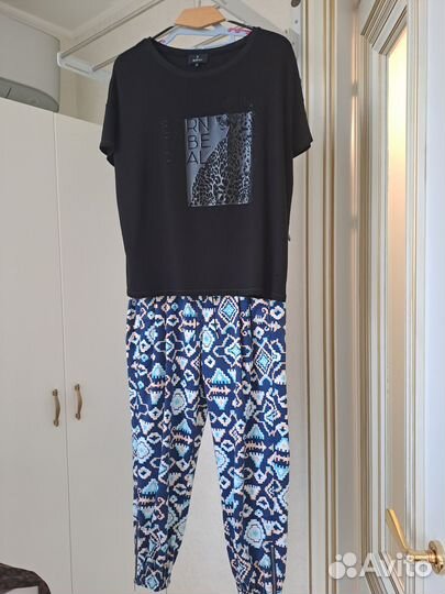 Джинсы-брюки дизайнерские женские размер 46-48