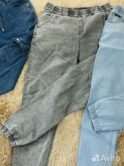 Джинсы джоггеры