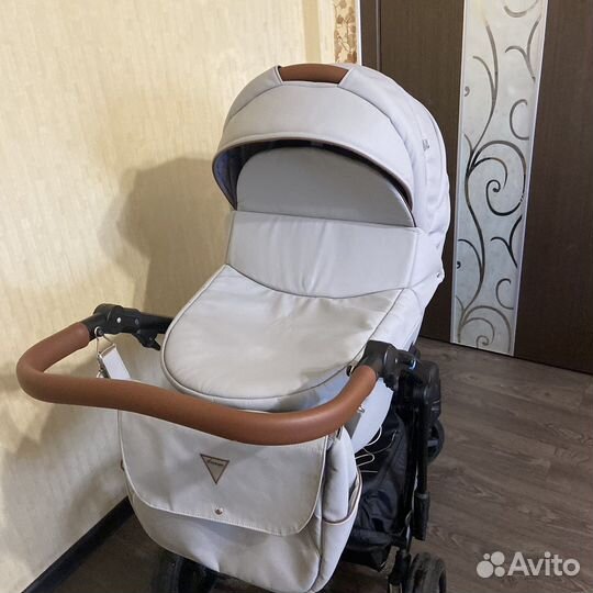 Коляска 2 в 1 эко кожа