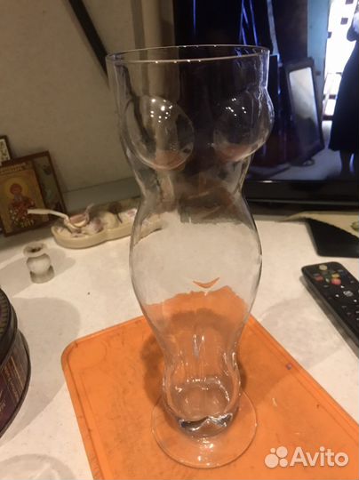 Ваза стекло для декора