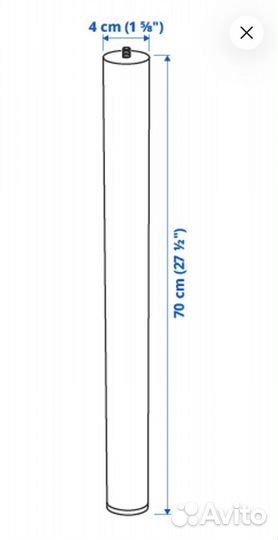 Ножки для стола IKEA новые