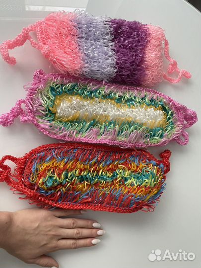 Мочалка ручной работы