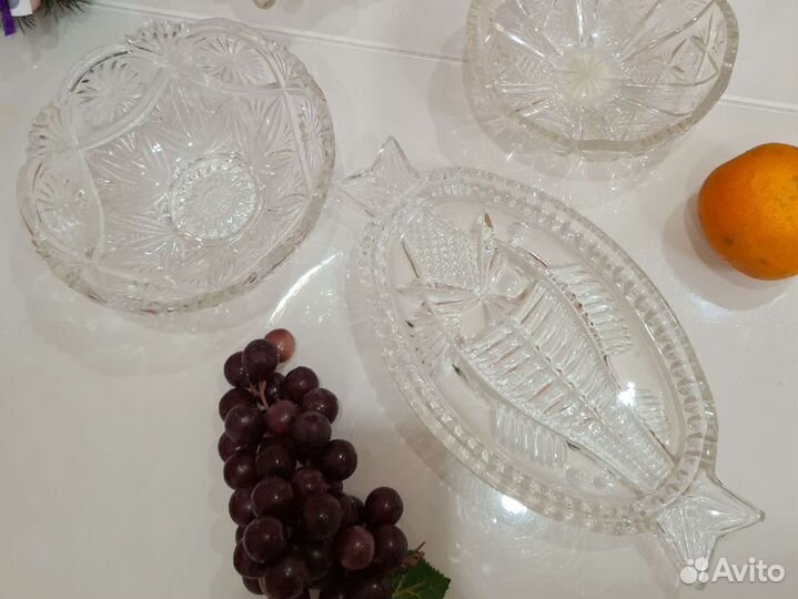 Вазы хрустальные СССР