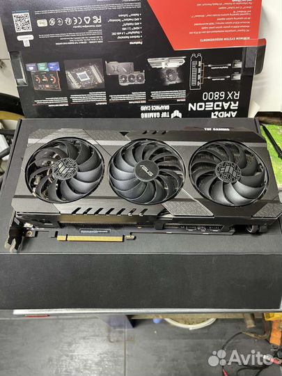 Видеокарта amd Rx 6800 16 g Asus tuf