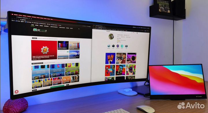 Изогнутый игровой монитор 144 Гц 34 дюймов