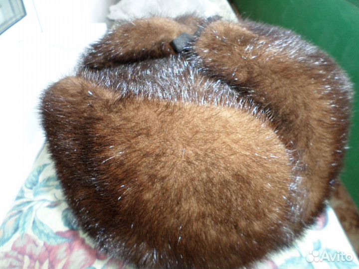 Шапка норковая, мужская