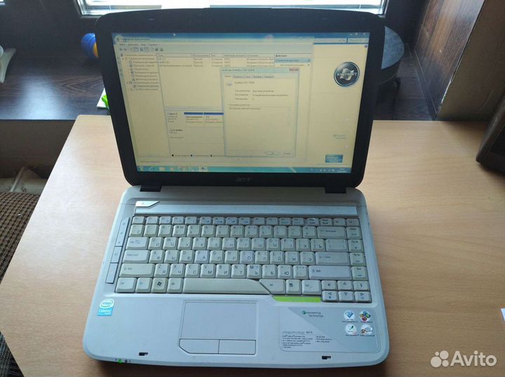 Ноутбук, Acer Aspire 4315, 1,7GHz, DDR2Gb, SSD120