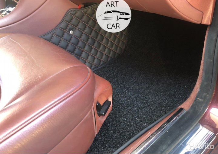 3D ковры из экокожи премиум класса