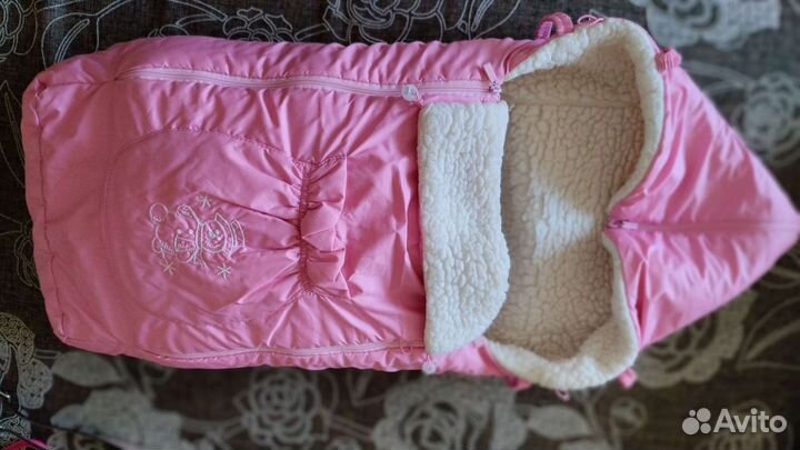 Зимний конверт в коляску