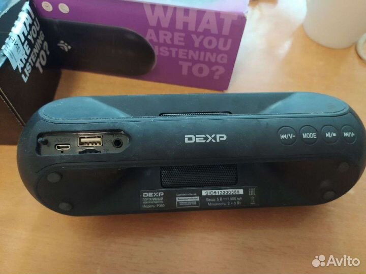 Портативная колонка dexp P360