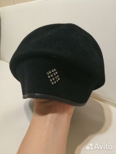 Шляпа фетровая женская черная