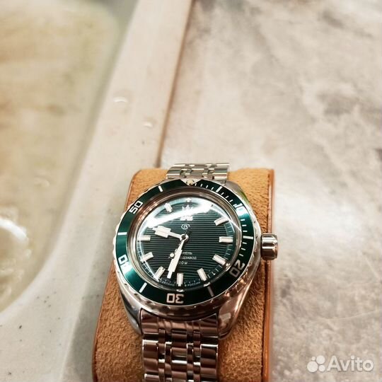 Часы Восток Нептун бирюзовый custom