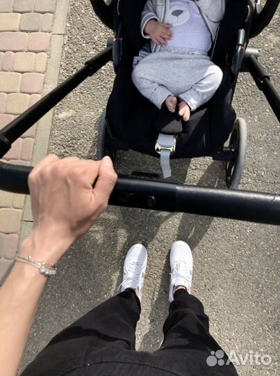 Коляска Cybex priam 2 в 1 Deep Black