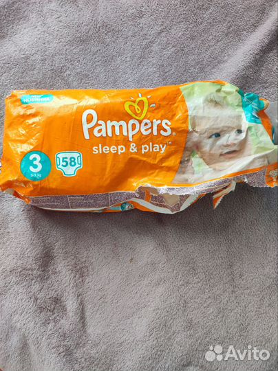 Памперсы подгузники для детей 3