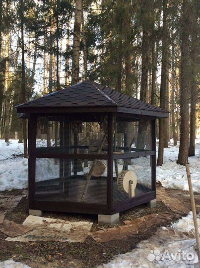 Вольер для белок и енотов