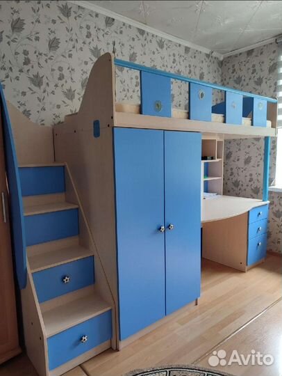 Детская кровать чердак