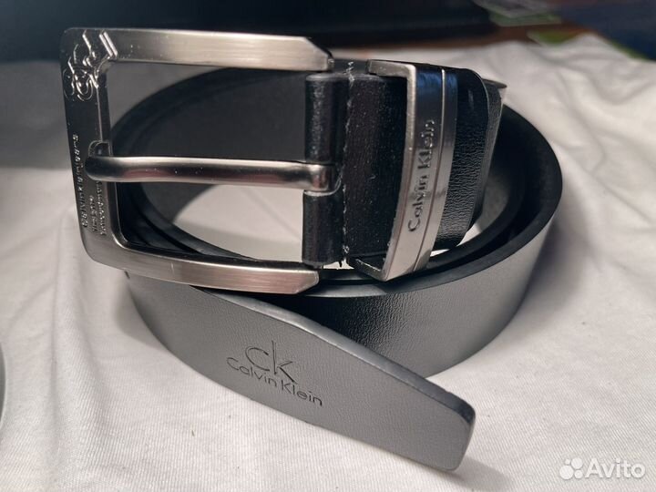 Ремень мужской кожаный