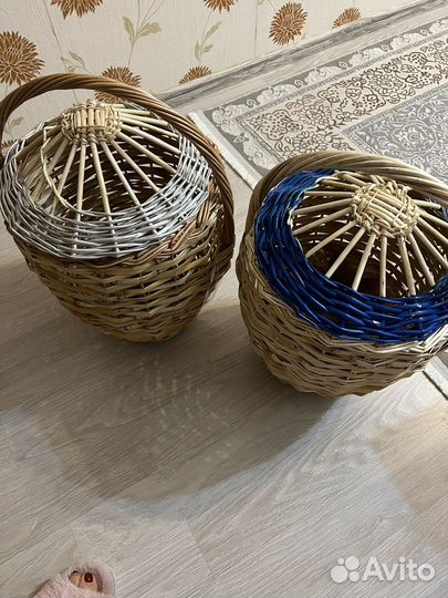 Корзина плетеная большая