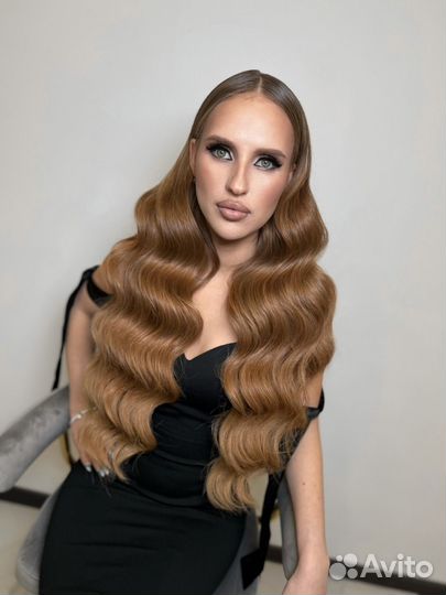 Свадебная вечерняя прическа и макияж