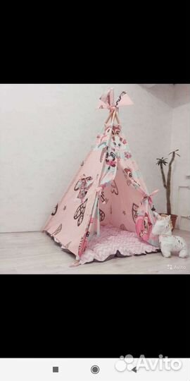 Вигвам для детей / Палатка / шатер, новый, сердце