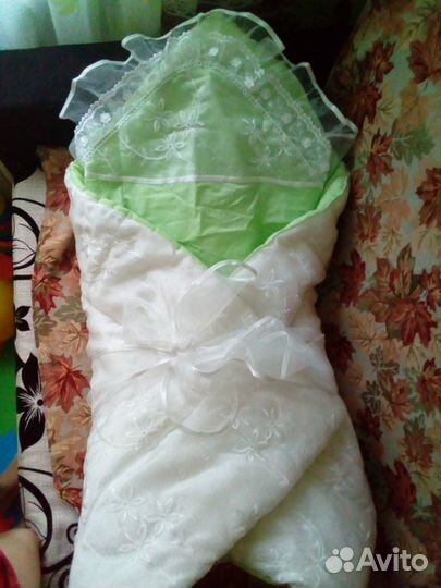 Зимний конверт на выписку