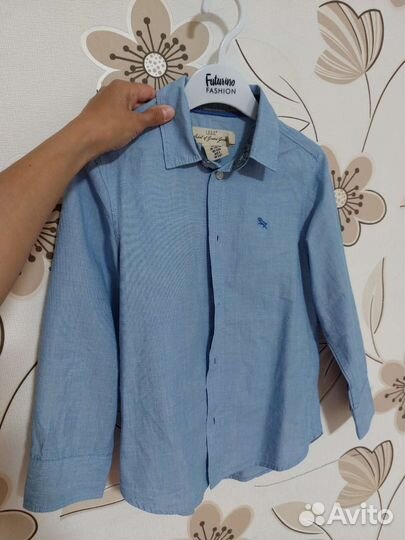 Рубашка hm для мальчика 116