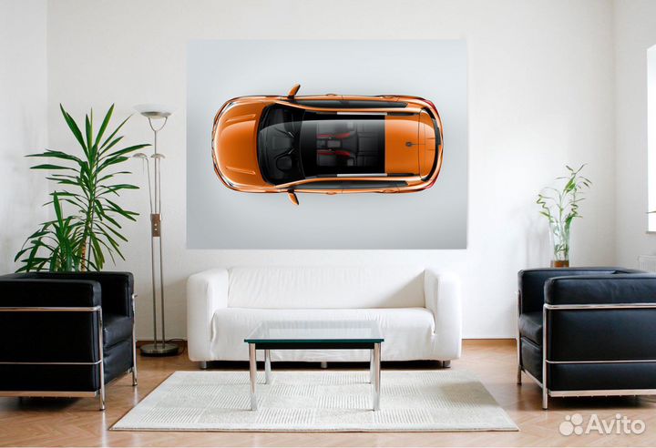 Современные картины на холсте porsche