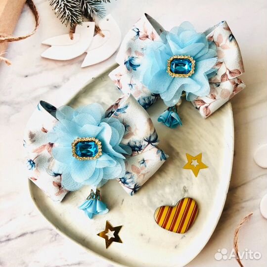 Бантики для волос детские