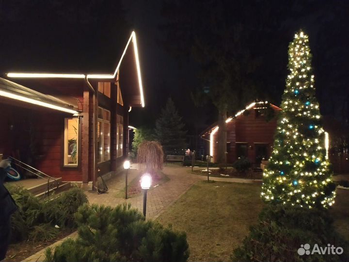 Гирлянда уличная Бахрома 3 метра 100 Led