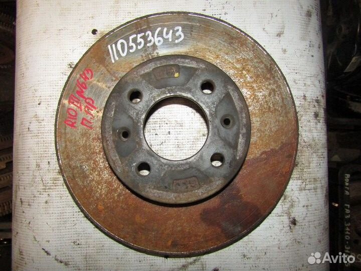 Диск тормозной передний вентилируемый RIO 2011-201